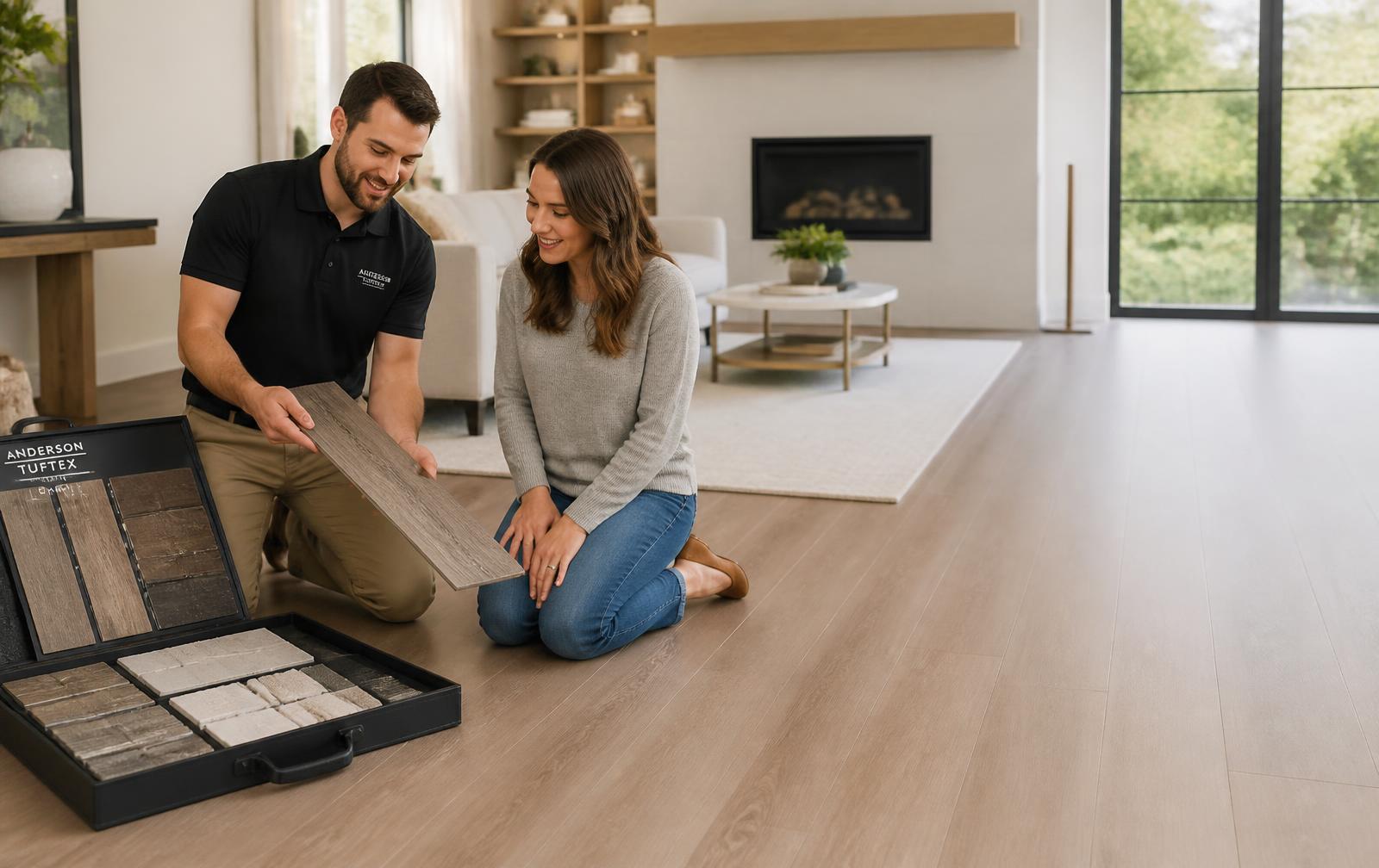 Mobile Floors & More mobile showroom consultation at home